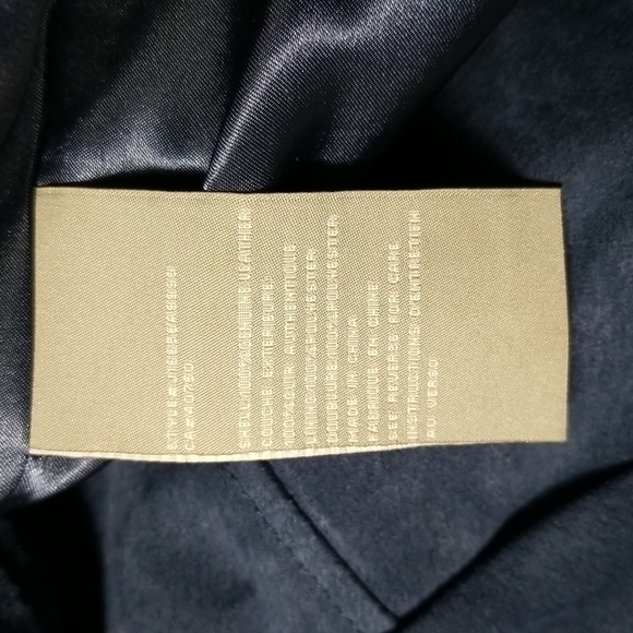 Guillaume Blue Suede Waist Length Jacket - Picture 4 of 6